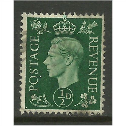 GB 1937 KGV1 1/2d Green stamp SG 462.(H447
