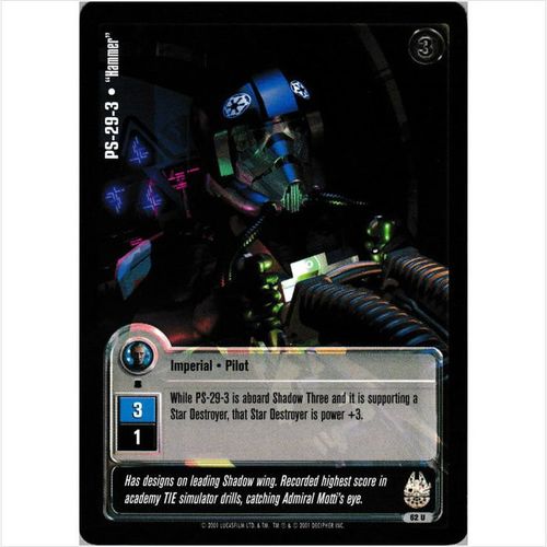 Star Wars Jedi Knights TCG - #62 - PS-29-3 - "Hammer"