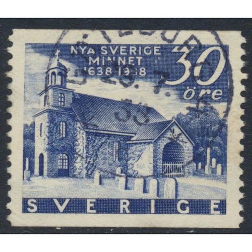 Sweden Facit 264/Scott 271, 30ö blue Delaware, VF used