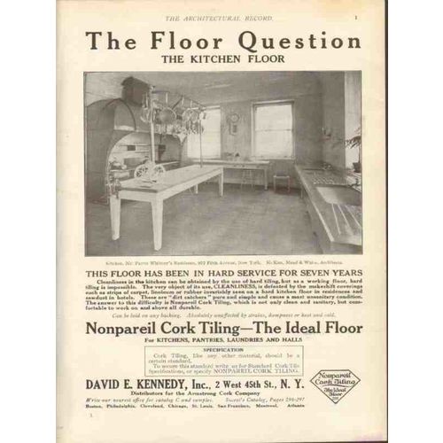 david e kennedy inc 1912 payne whitney kitchen 972 5th ave vintage ad