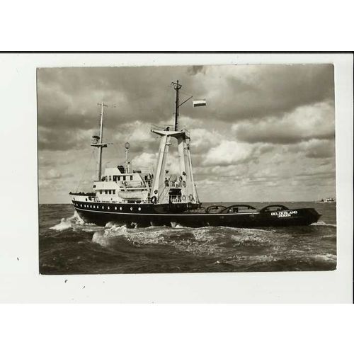 Wijsmuller Tug GELDERLAND Postcard by van der Meulen (1163)