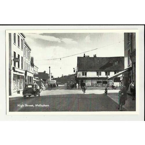 Wiltshire MELKSHAM High Street Postcard by TVAP (2573)