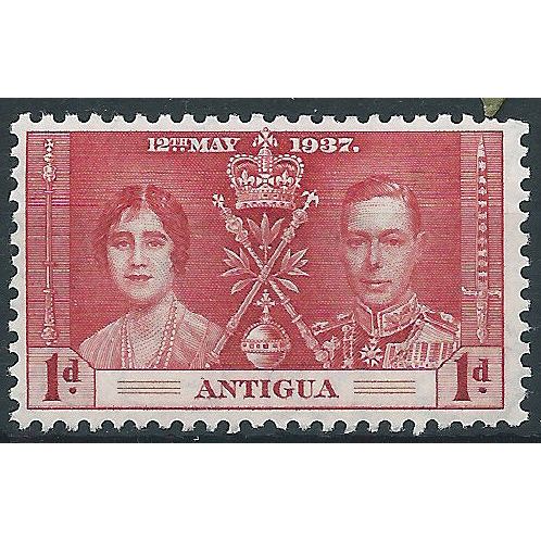 Antigua 1937 SG95 1d Carmine Coronation Unmounted Mint ...