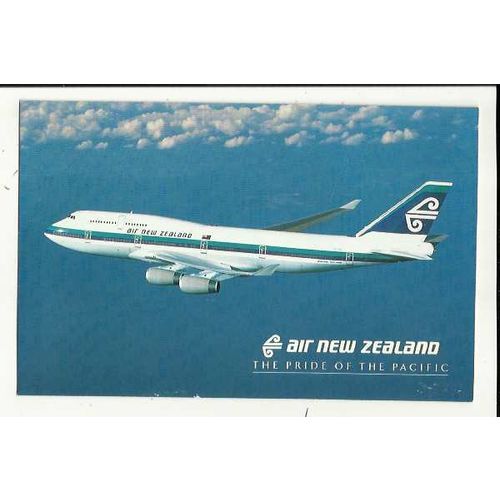 Aviation AIR NEW ZEALAND BOEING 747-400 Postcard