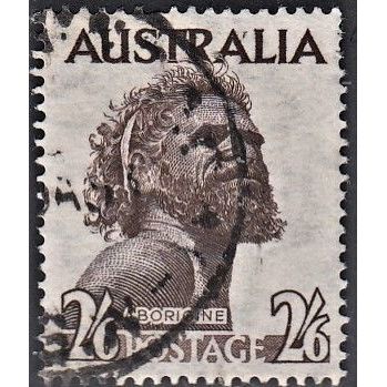 AUSTRALIA, 1952 2/6d Aborigine, SG 253 (Scott #248), used