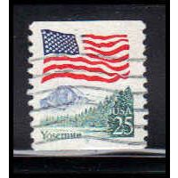 Used 2280a 25c U.S. Flag Fine CNS 7 PA6233
