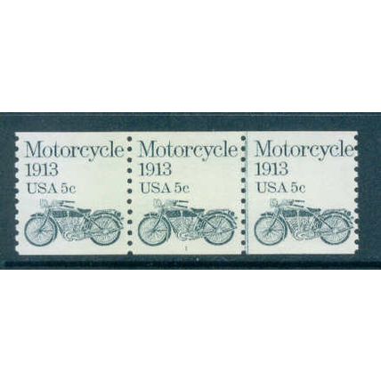 1899 5c Motorcycle Fine MNH Dry Gum PNC 1/3 W0529