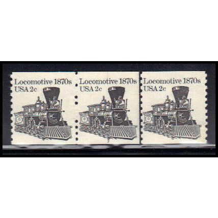 1897A 2c Locomotive Very Fine MNH Dry Gum PNC 3/3 KA9368
