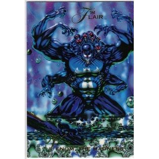 MARVEL 1994 FLAIR card # 130 VENOM : THE MADNESS