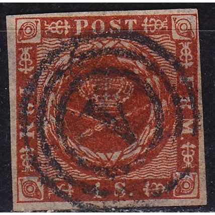 DÄNEMARK DANMARK [1858] MiNr 0007 a ( O/used ) [01]