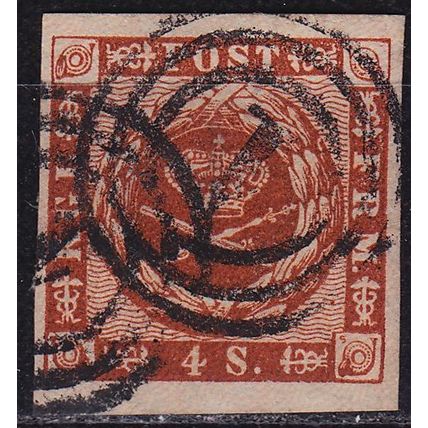 DÄNEMARK DANMARK [1858] MiNr 0007 a ( O/used ) [02]