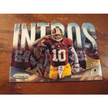 2014 Prizm Intros, Die Cut, JIMMY GRAHAM/ROBERT GRIFFIN III