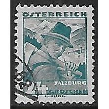 Mi 575: 24 g. deep greenish blue Definitive Stamp: Austrian Folk Costumes