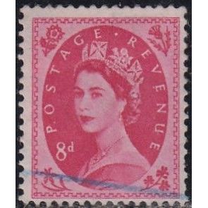 GB, 1955 8d ERII, SG 550 (Scott #327), used.