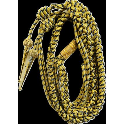 USA NAVY AIDC TO PRESIDENT GOLD BLUE METALLIC WIRE AIGUILLETTES ANCHOR PINS