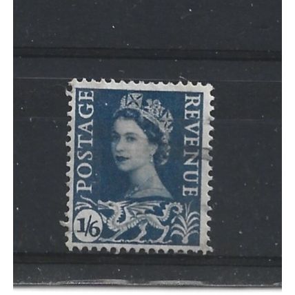Wales.W12 1s 6d Grey-Blue.Fine Used.Aug25