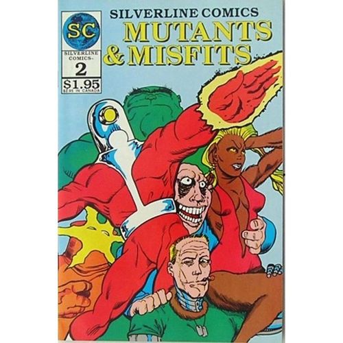 Mutants & Misfits #1 & #2 Comics from Silverline Comics 1987