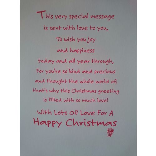 50% OFF Large Christmas Cards - With Love Great Grandson - ** CLEARANCE SALE **