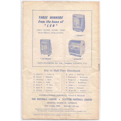MATCH PROGRAMME 1959-60 LEYTON ORIENT v CARDIFF CITY (Fair - No Writing)