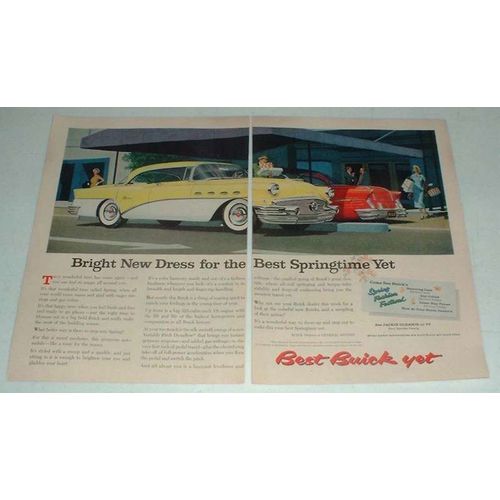 1956 Buick Super Car Ad - Best Springtime Yet!