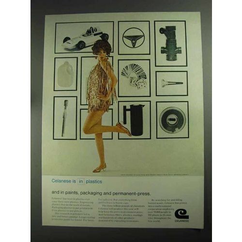 1968 Celanese Company Ad - Paints, Packaging