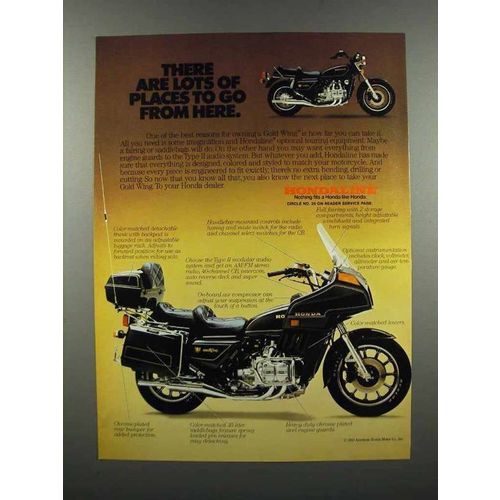 1983 Honda Hondaline Optional Touring Equipment Ad