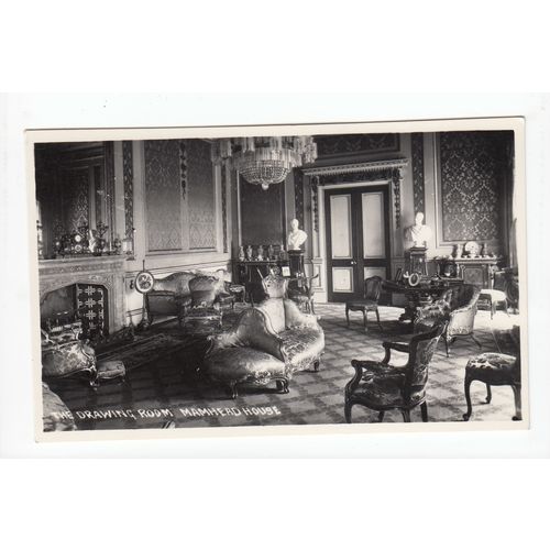 The Drawing Room Mamhead Park House Devon RP Postcard Publisher Chapman & Son