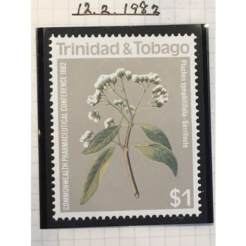 Trinidad & Tobago 1982 Pharmaceutical $1 Gerritoute Mounted Mint MM SG 601 stamp