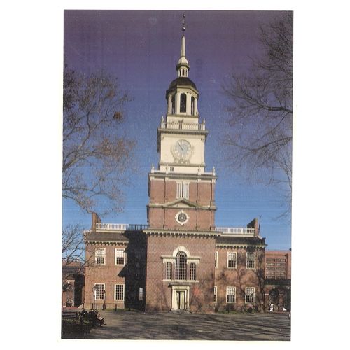 INDEPENDENCE NATIONAL HISTORICAL PARK PHILADELPHIA, PENNSYLVANIA unused pcard =