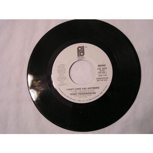 Teddy Pendergrass Promo 45-I DON'T LOVE YOU ANYMORE STEREO/MONO