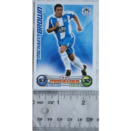 2008/09 Topps Match Attax Trading Card - Michael Brown, Wigan Athletic