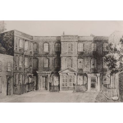 Monmouth House China Works London Chelsea Society Postcard