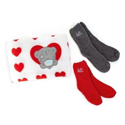 Me to You Sole Mate Blanket and Socks Gift Set