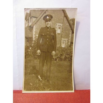 A HAMPSHIRE YEOMAN SOLDIER? antique photograph =