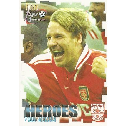 Futera's Arsenal 1999 Fans' Selection: Heroes, No. 55 - Merson