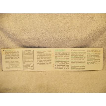 CUSTOMER CARE WARRANTY FOR 1968 PASSENGER CARS CHRYSLER CORP ROAD RUNNER GTX RT