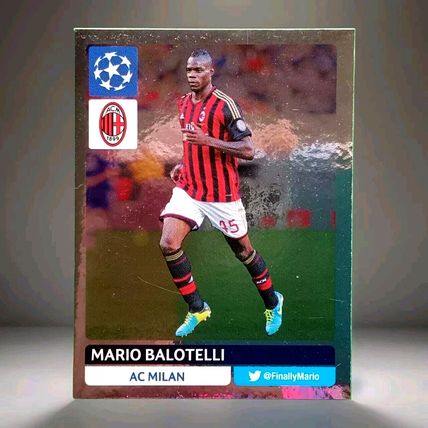 Panini Champions League 2013/14 Foil Sticker #316: Mario Balotelli