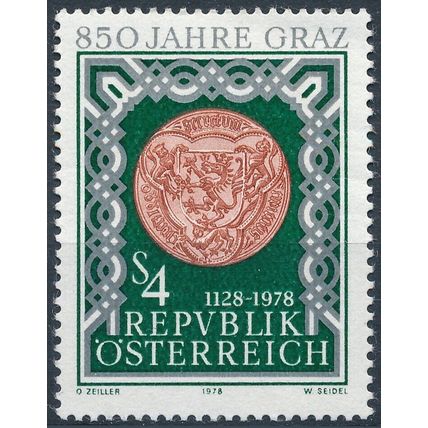 850th Anniv of Graz - Austria 1978 - MNH - MiNr 1583