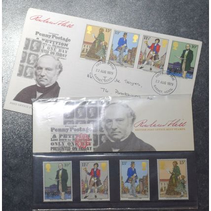 GB STAMPS BUY ON GET ONE FREE Pres.pack 111 rowland Hill 1979 MNH ~~L@@K~~