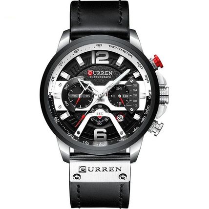 CURREN Chronograph Men's Sports Watch – Stylish & Waterproof Analog Quartz Wrist