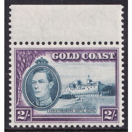 Gold Coast KGVI 1938-43 2s Blue Violet P11.5 x 12 SG130a Mint MNH