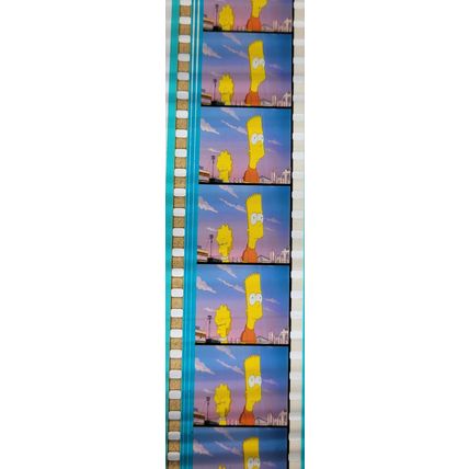 Simpsons Movie. Pk GEB - B029c . 1 STRIP OF 5 - 35MM FILM CELLS