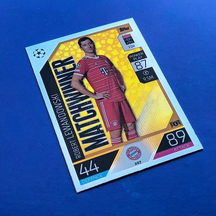Robert Lewandowski match attax 22/23 Match Winner Bayern Munich # 207