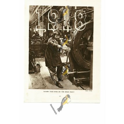 Women On The Home Front, 1918, Book Illustration (Print), 1935