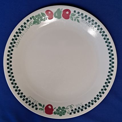 Vintage Lot 2 CORELLE By Corning FARM FRESH 10 1/4" DINNER PLATES salad