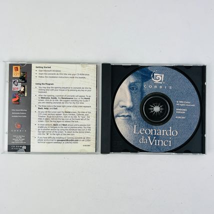 Leonardo Da Vinci PC CD Software Game Corbis