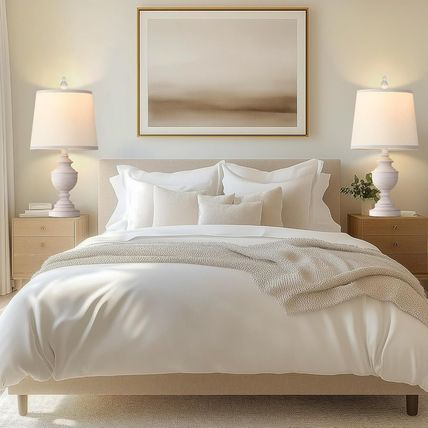 PARTPHONER Retro Table Lamps Set of 2, Bedside Lamp for Bedroom Rustic Farmhouse