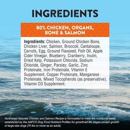 Northwest Naturals Freeze-Dried Chicken & Salmon Dog Food - Bite-Sized Nuggets -