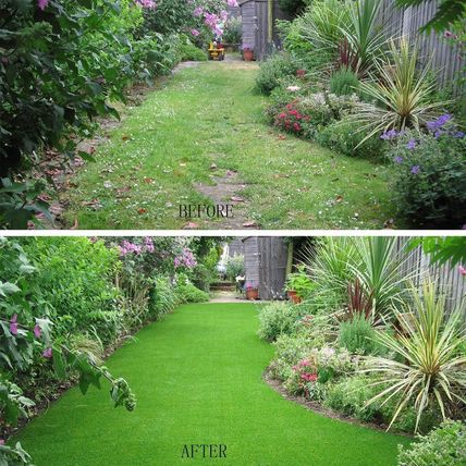 MYOYAY Artificial Grass Turf Rug 3.3X33 Ft Artificial Grass Mats 1.2" Pile Heigh