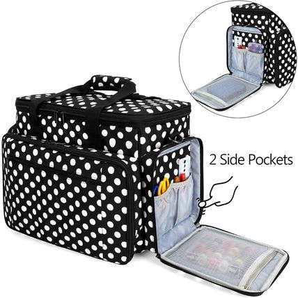 LUXJA Sewing Machine Carrying Bag with Removable Padding Pad, Travel Case for Se